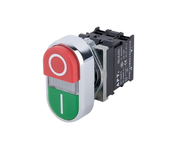PB1(22mm) Series Illuminated Double-headed Pushbutton, APT - Image 1