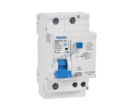 NDB1LE-63 Series RCCB, Nader