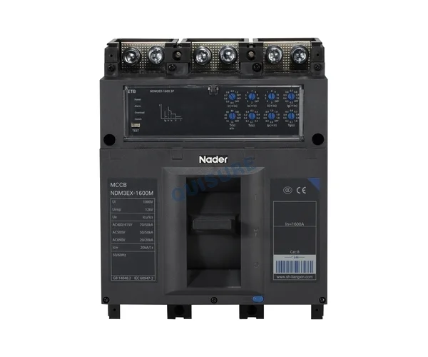 NDM3EX-1600 Series Electronic MCCB, Nader - Image 1