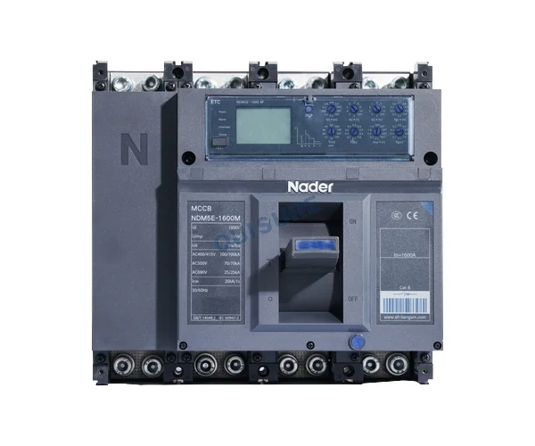 NDM5E-1600 Series Electronic MCCB, Nader - Image 2