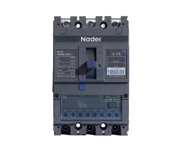 NDM5E-250 Series Electronic MCCB, Nader - Image 2