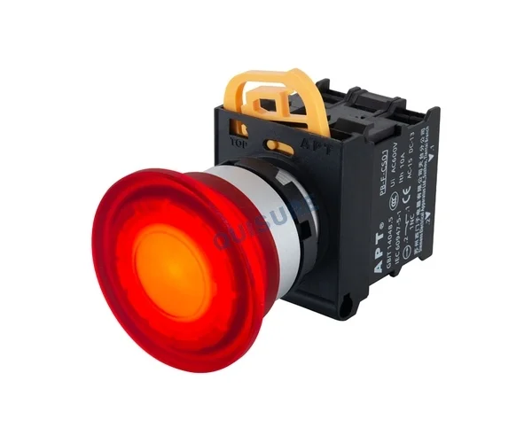 PB3(22mm) Series lluminated Mushroom Head Pushbutton, APT - Image 1
