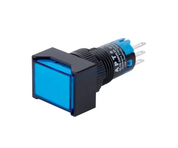 LA39-F(12mm) Series Rectangular Pushbutton, APT - Image 1