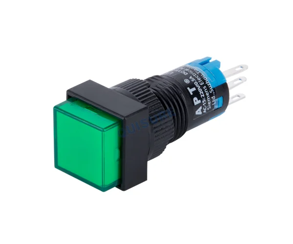 LA39-F(12mm) Series Square Pushbutton, APT - Image 1