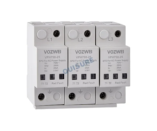 VPH750-25 Series Type 1 AC SPD, VOZWEI - Image 1
