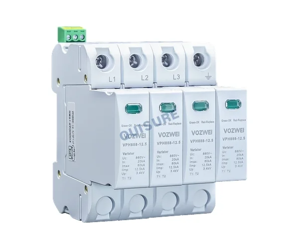 VPH888-12.5 (T1+T2) Series Type 1+2 AC SPD, VOZWEI - Image 1