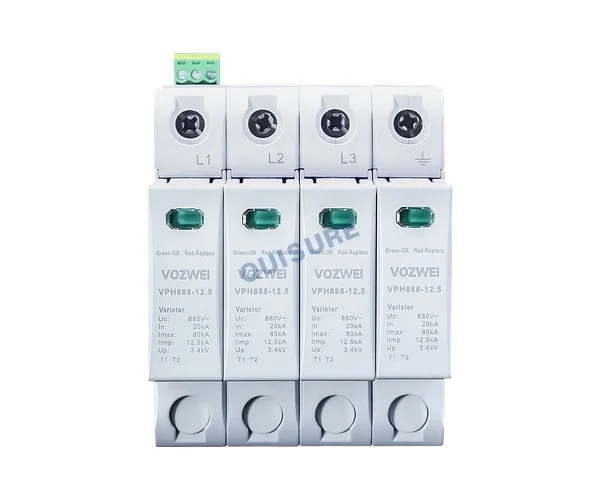 VPH888-12.5 (T1+T2) Series Type 1+2 AC SPD, VOZWEI - Image 2